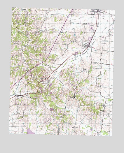 Gates, TN USGS Topographic Map