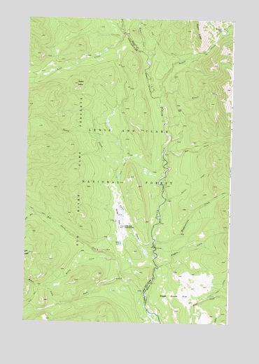 Gates Park, MT USGS Topographic Map