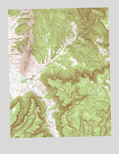 Gateway, CO USGS Topographic Map