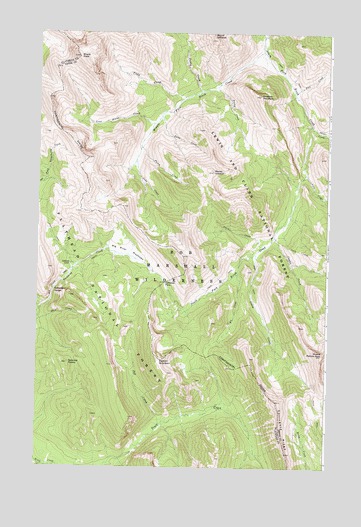 Gateway Pass, MT USGS Topographic Map