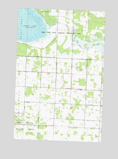 Gatzke, MN USGS Topographic Map