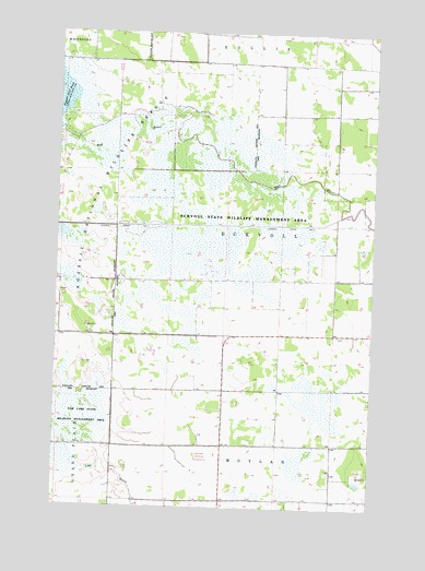 Gatzke SE, MN USGS Topographic Map