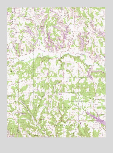 Gavers, OH USGS Topographic Map