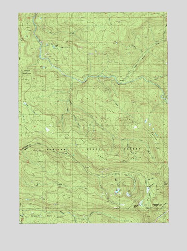 Gawley Creek, OR USGS Topographic Map