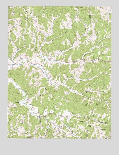 Gay, WV USGS Topographic Map