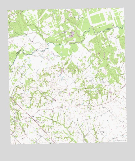 Gay Hill, TX USGS Topographic Map