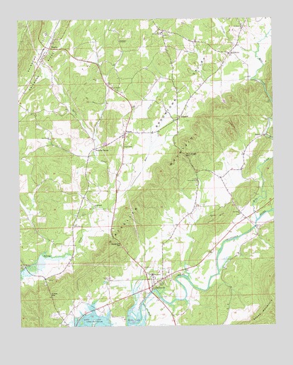 Gaylesville, AL USGS Topographic Map