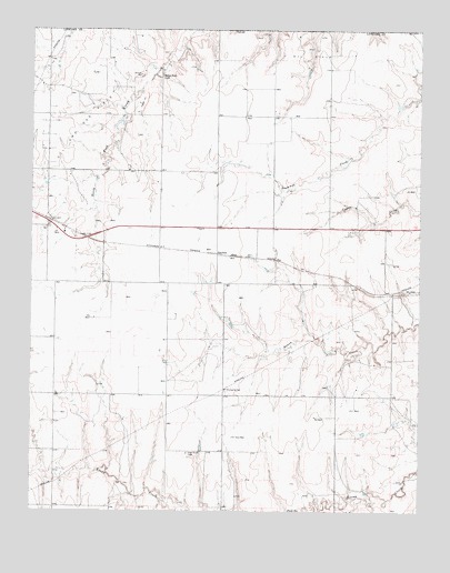 Gaylord, TX USGS Topographic Map