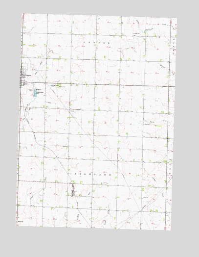 Gaza, IA USGS Topographic Map