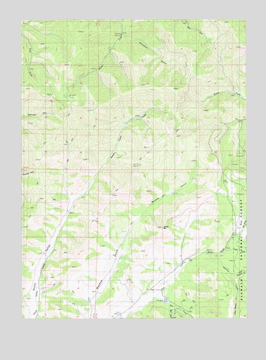 Gazelle Mountain, CA USGS Topographic Map