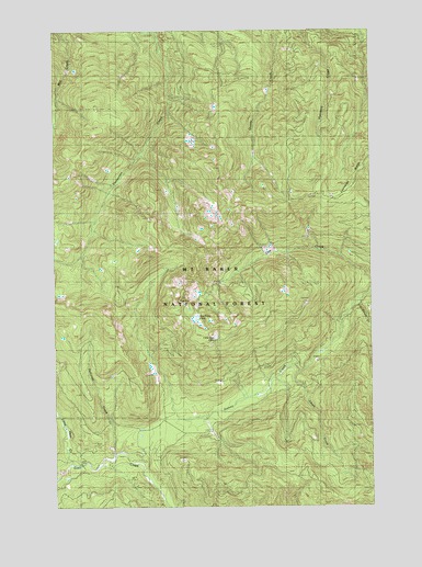 Gee Point, WA USGS Topographic Map