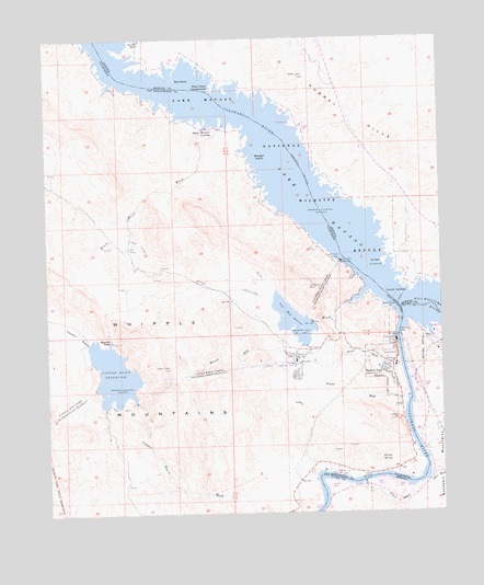 Gene Wash, CA USGS Topographic Map