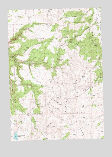 Ashwood, OR USGS Topographic Map