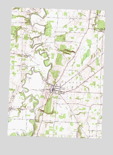 Geneseo, NY USGS Topographic Map