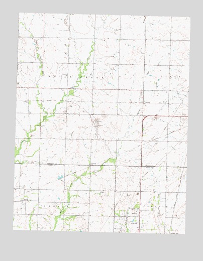 Geneva, KS USGS Topographic Map