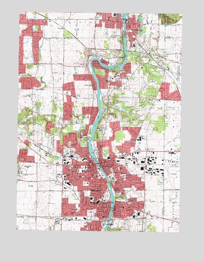Geneva, IL USGS Topographic Map
