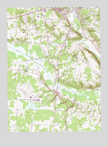 Geneva, PA USGS Topographic Map