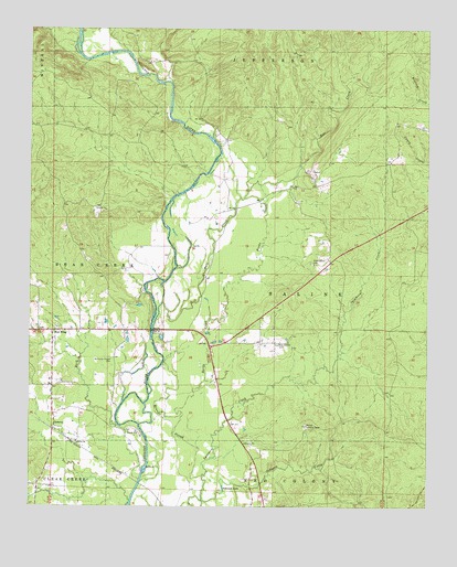 Geneva, AR USGS Topographic Map