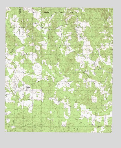 Geneva, TX USGS Topographic Map