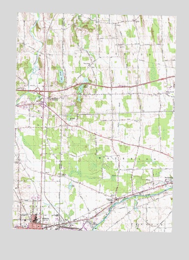 Geneva North, NY USGS Topographic Map