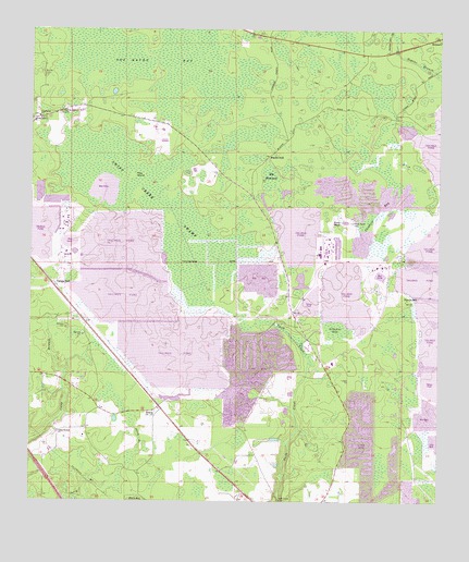 Genoa, FL USGS Topographic Map