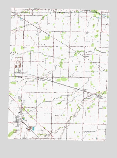 Genoa, OH USGS Topographic Map