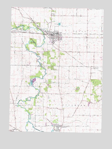 Genoa, IL USGS Topographic Map