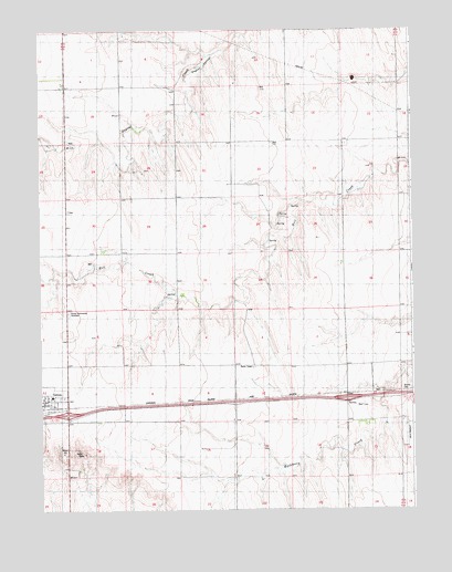 Genoa East, CO USGS Topographic Map