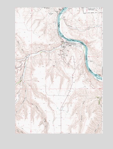 Asotin, WA USGS Topographic Map