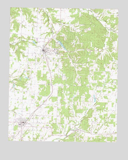 Gentry, AR USGS Topographic Map
