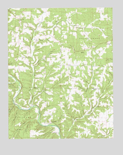 Gentryville, MO USGS Topographic Map