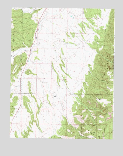 George Mountain, UT USGS Topographic Map
