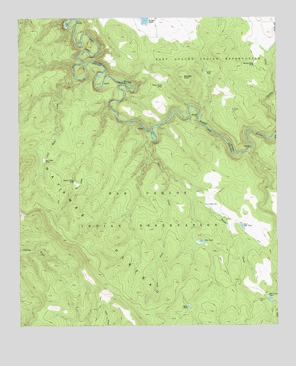 Georges Butte, AZ USGS Topographic Map