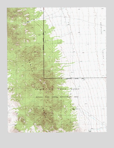 Georges Water, NV USGS Topographic Map
