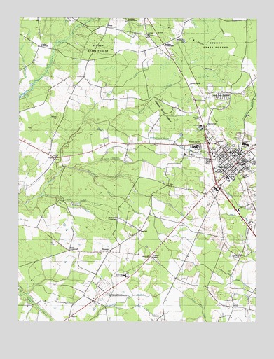 Georgetown, DE USGS Topographic Map
