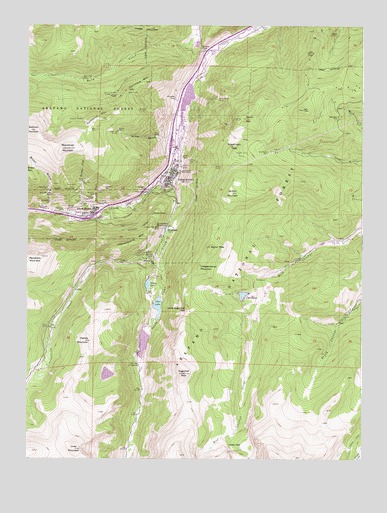 Georgetown, CO USGS Topographic Map
