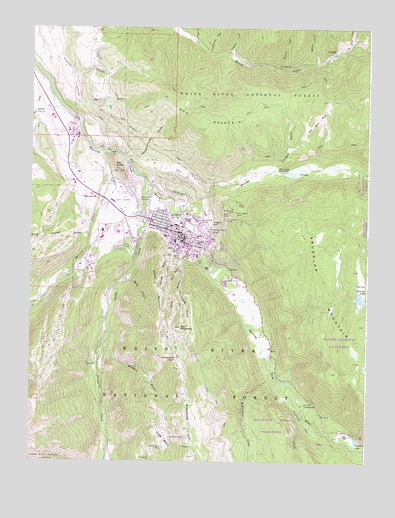 Aspen, CO USGS Topographic Map