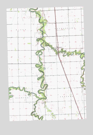Georgetown, MN USGS Topographic Map