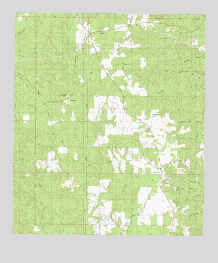 Georgetown, AL USGS Topographic Map