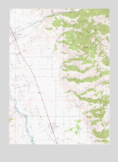 Georgetown, ID USGS Topographic Map