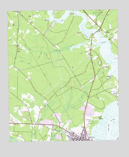 Georgetown North, SC USGS Topographic Map