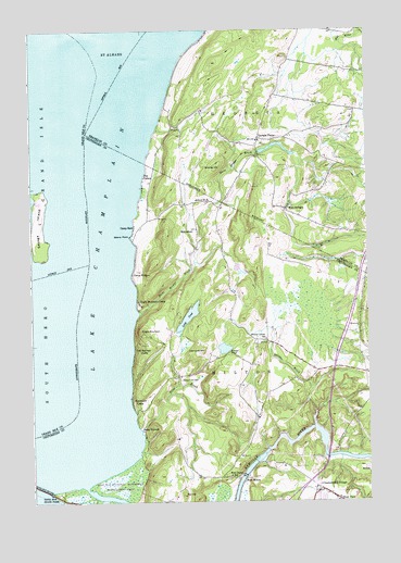 Georgia Plains, VT USGS Topographic Map
