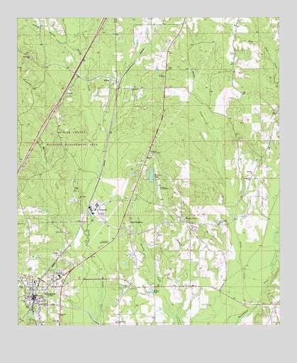 Georgiana East, AL USGS Topographic Map