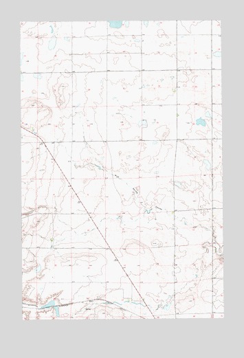 Geraldine NE, MT USGS Topographic Map