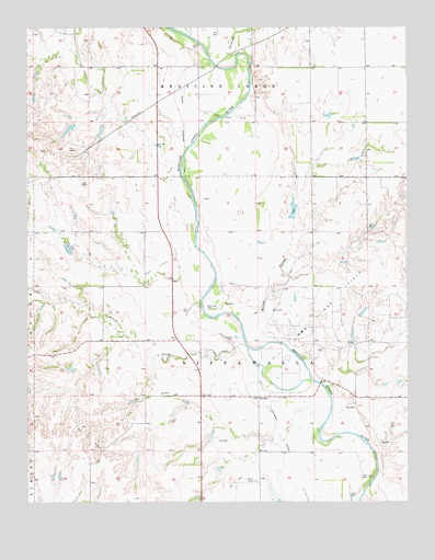 Gerlane, KS USGS Topographic Map