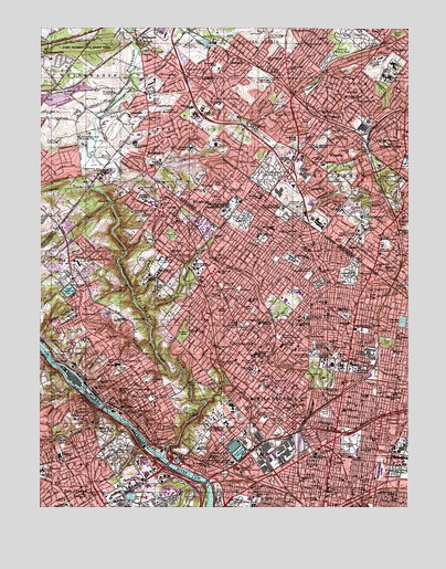 Germantown, PA USGS Topographic Map