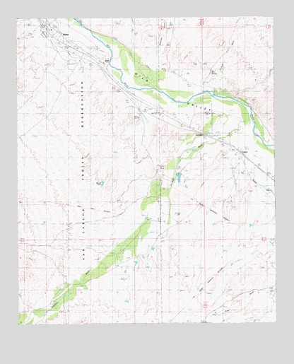 Geronimo, AZ USGS Topographic Map