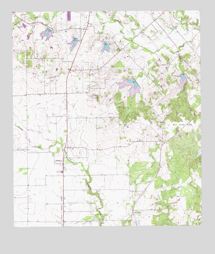 Geronimo, TX USGS Topographic Map