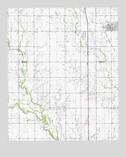 Geronimo, OK USGS Topographic Map