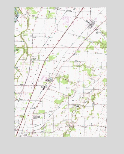 Gervais, OR USGS Topographic Map
